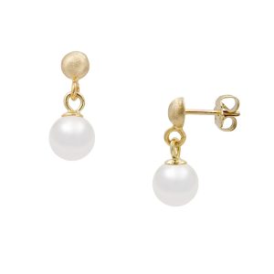 14K Earrings Akoya Pearls